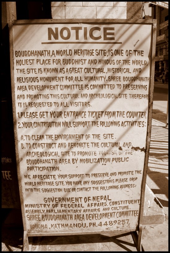 Boudhanath World Heritage Site