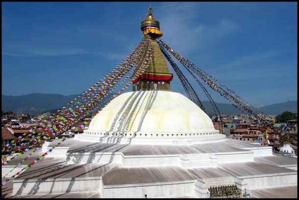 The Great Stupa of Boudhanath - one of the largest Buddhist stupas in the world