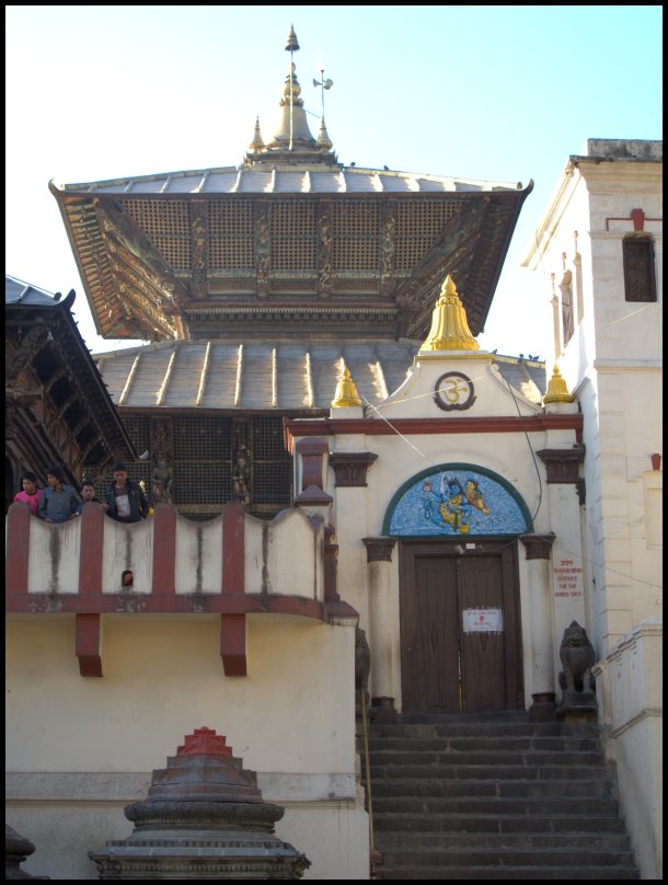 Pashupatinath Temple itself - only Hindus are allowed entry